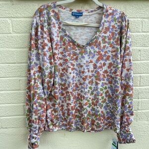 NWT Democracy Ladies Long sleeve Blouse L/M